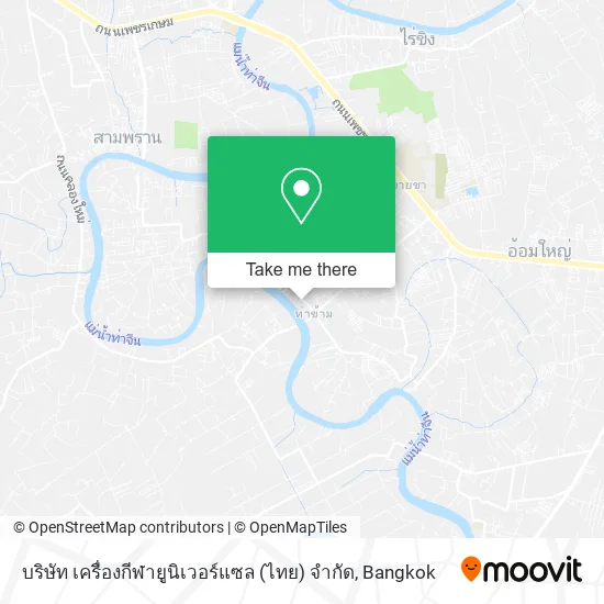 บริษัท เครื่องกีฬายูนิเวอร์แซล (ไทย) จำกัด map
