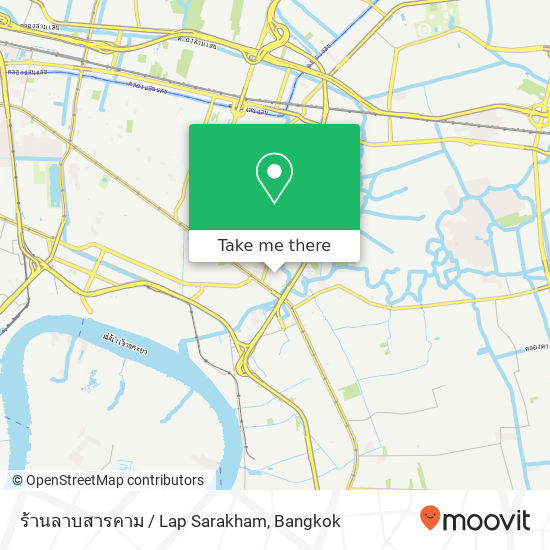 ร้านลาบสารคาม / Lap Sarakham map