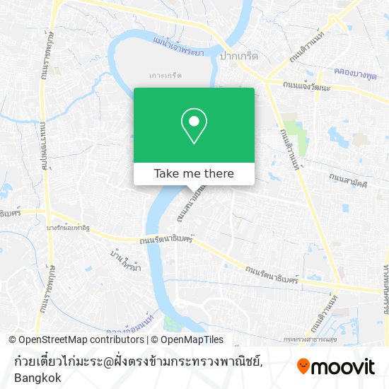 ก๋วยเตี๋ยวไก่มะระ@ฝั่งตรงข้ามกระทรวงพาณิชย์ map