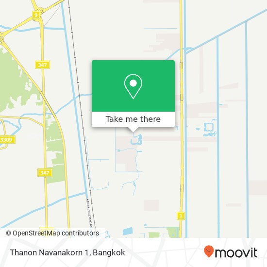 Thanon Navanakorn 1 map