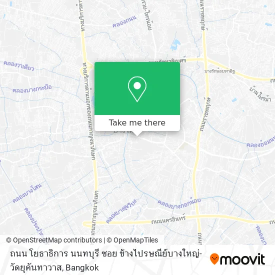 ถนน โยธาธิการ นนทบุรี ซอย ข้างไปรษณีย์บางใหญ่-วัดยุคันทาวาส map