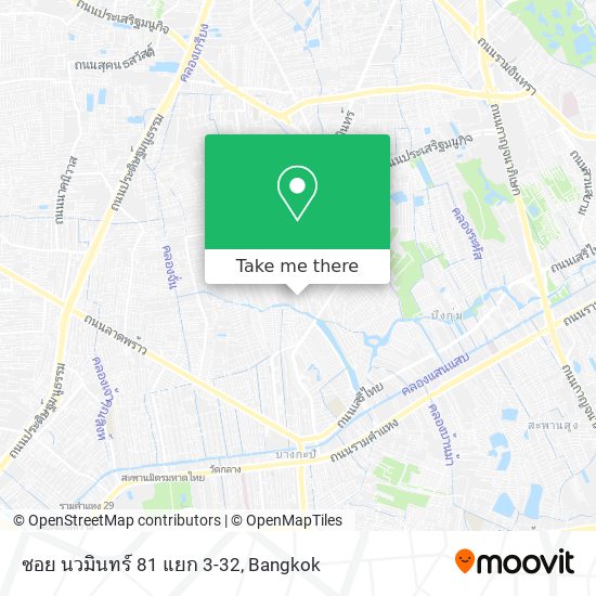ซอย นวมินทร์ 81 แยก 3-32 map