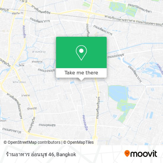 ร้านอาหาร อ่อนนุช 46 map