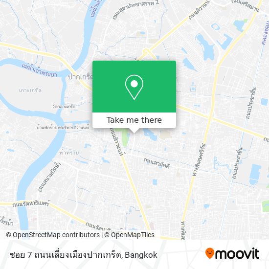 ซอย 7 ถนนเลี่ยงเมืองปากเกร็ด map