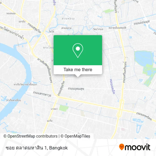 ซอย ตลาดมหาสิน 1 map