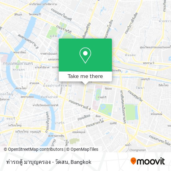 ท่ารถตู้ มาบุญครอง - วัดสน map