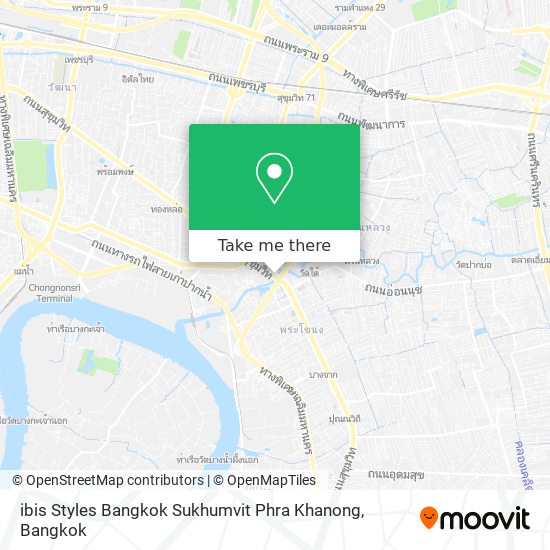 ibis Styles Bangkok Sukhumvit Phra Khanong map