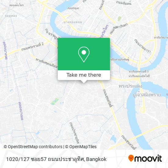 1020/127 ซอย57 ถนนประชาอุทิศ map