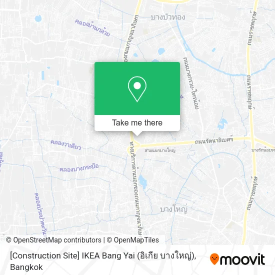 [Construction Site] IKEA Bang Yai (อิเกีย บางใหญ่) map
