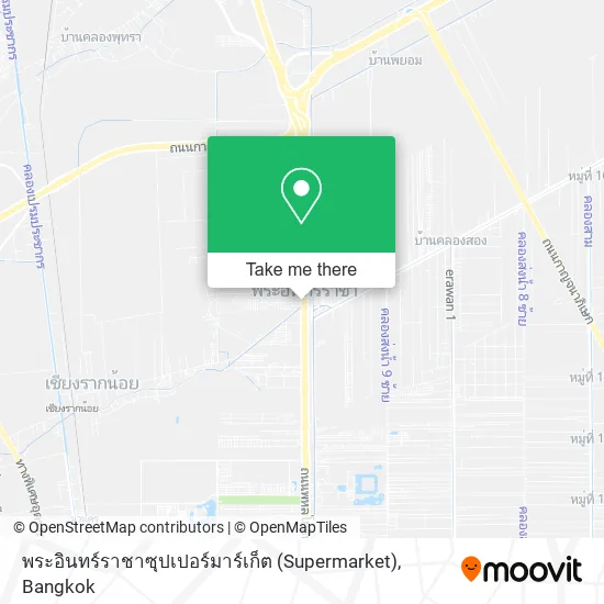 พระอินทร์ราชาซุปเปอร์มาร์เก็ต (Supermarket) map