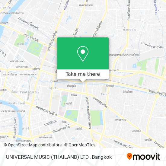 UNIVERSAL MUSIC (THAILAND) LTD. map