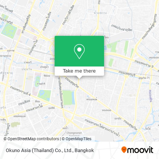 Okuno Asia (Thailand) Co., Ltd. map