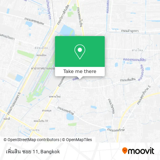 เพิ่มสิน ซอย 11 map