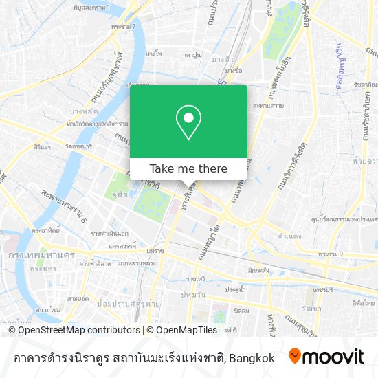 อาคารดำรงนิราดูร สถาบันมะเร็งแห่งชาติ map