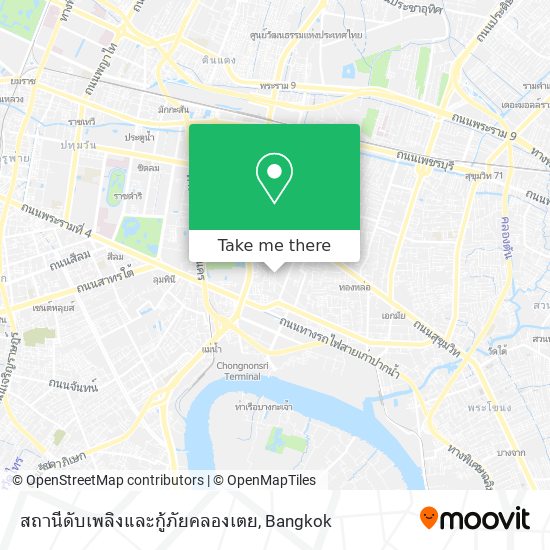 สถานีดับเพลิงและกู้ภัยคลองเตย map