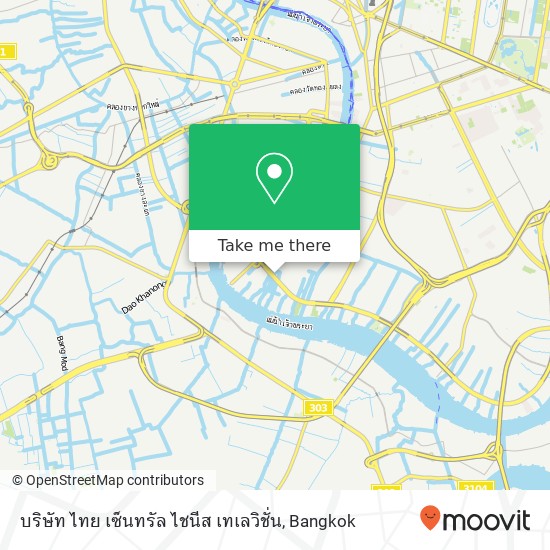 บริษัท ไทย เซ็นทรัล ไชนีส เทเลวิชั่น map