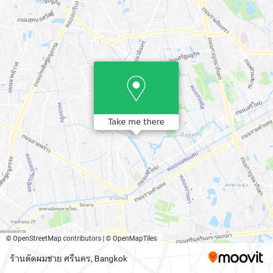 ร้านตัดผมชาย ศรีนคร map