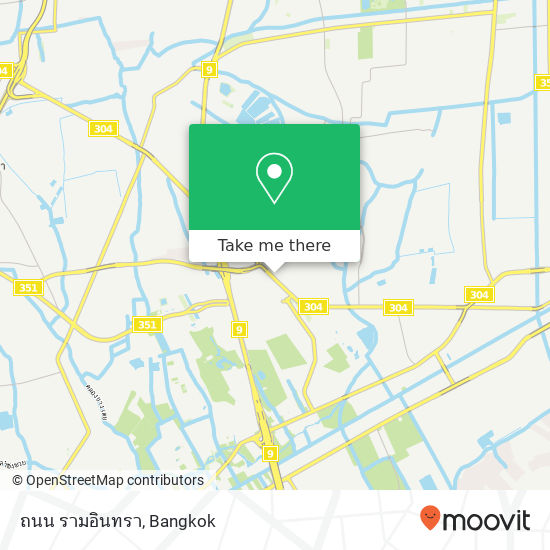 ถนน รามอินทรา map