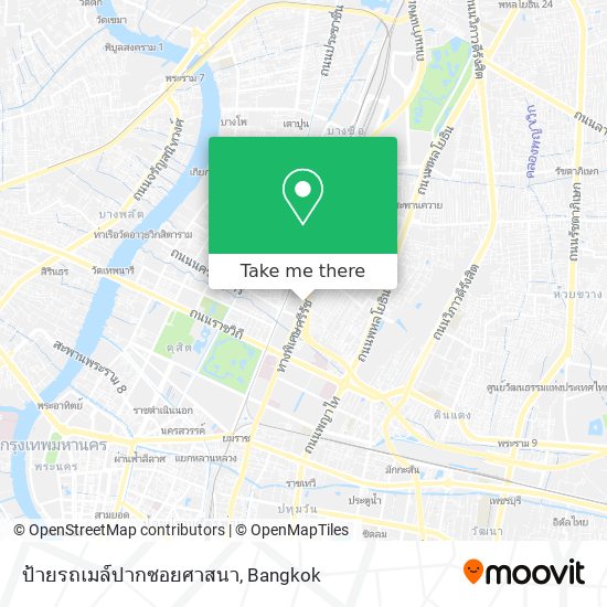 ป้ายรถเมล์ปากซอยศาสนา map