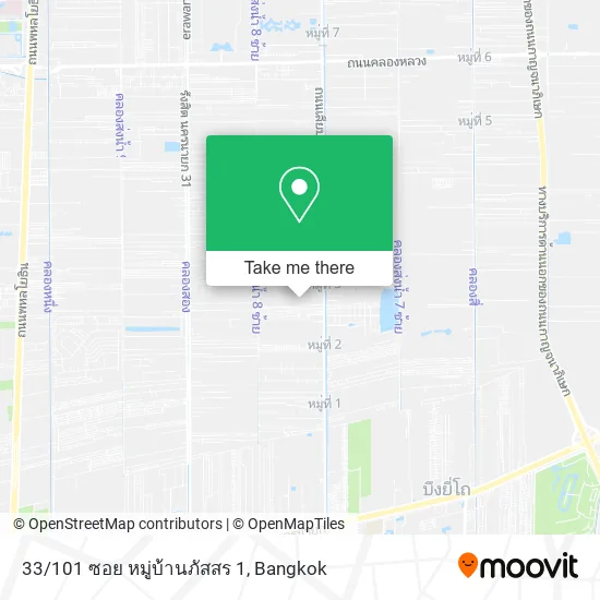 33/101 ซอย หมู่บ้านภัสสร 1 map