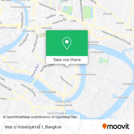 ซอย บากองอนุสรณ์ 1 map