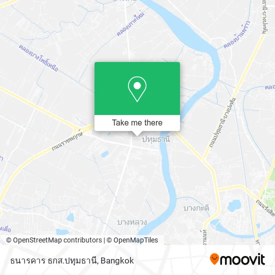 ธนารคาร ธกส.ปทุมธานี map