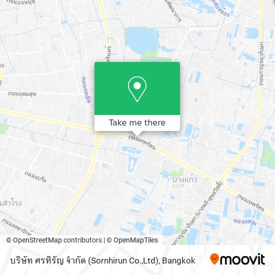 บริษัท ศรหิรัญ จำกัด (Sornhirun Co.,Ltd) map