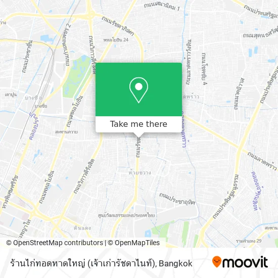 ร้านไก่ทอดหาดใหญ่ (เจ้าเก่ารัชดาไนท์) map