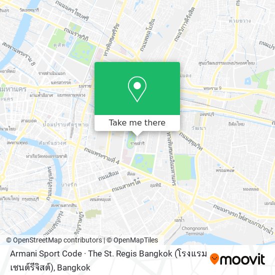 Armani Sport Code · The St. Regis Bangkok (โรงแรมเซนต์รีจิสต์) map