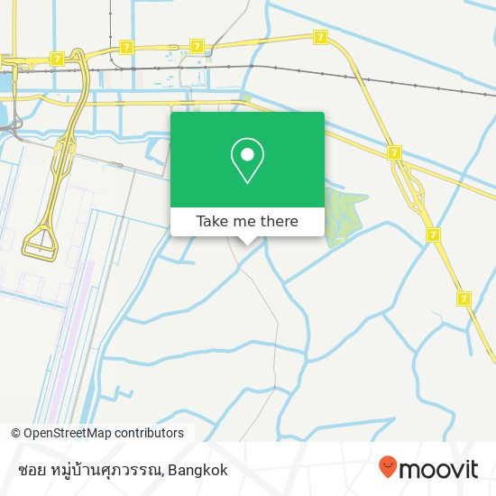 ซอย หมู่บ้านศุภวรรณ map