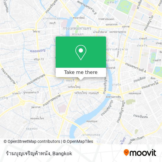 ร้านบุญเจริญค้าหนัง map