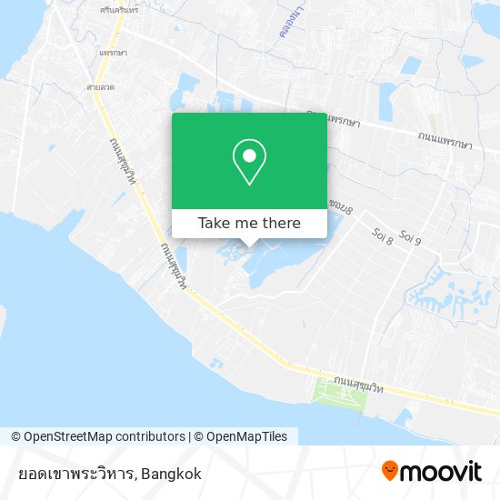 ยอดเขาพระวิหาร map