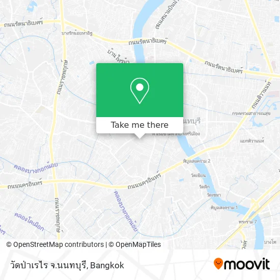 วัดป่าเรไร จ.นนทบุรี map