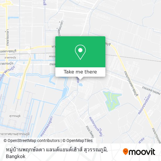 หมู่บ้านพฤกษ์ลดา แลนด์แอนด์เฮ้าส์ สุวรรณภูมิ map