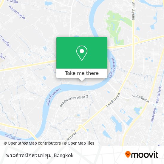 พระตำหนักสวนปทุม map