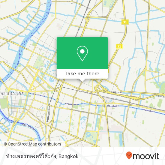 ห้างเพชรทองศรีโต๊ะกัง map