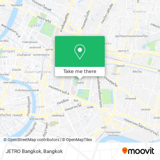 JETRO Bangkok map