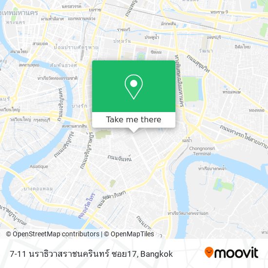 7-11 นราธิวาสราชนครินทร์ ซอย17 map