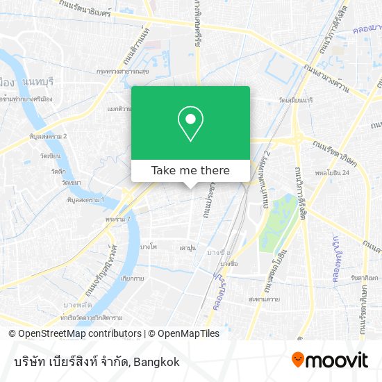 บริษัท เบียร์สิงห์ จำกัด map