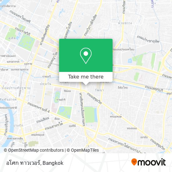 อโศก ทาวเวอร์ map