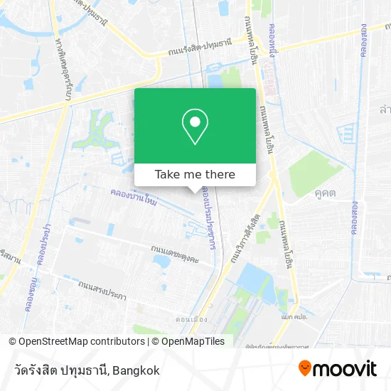วัดรังสิต ปทุมธานี map