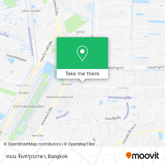 ถนน จันทรุเบกษา map