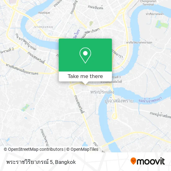 พระราชวิริยาภรณ์ 5 map
