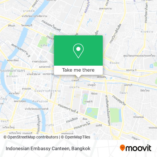 Indonesian Embassy Canteen map