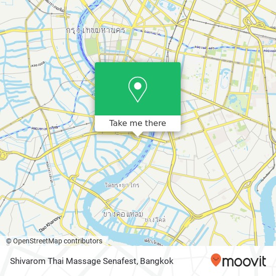 Shivarom Thai Massage Senafest map