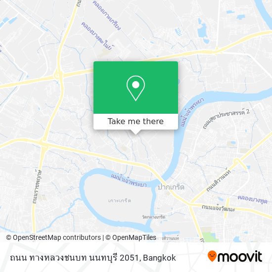 ถนน ทางหลวงชนบท นนทบุรี 2051 map