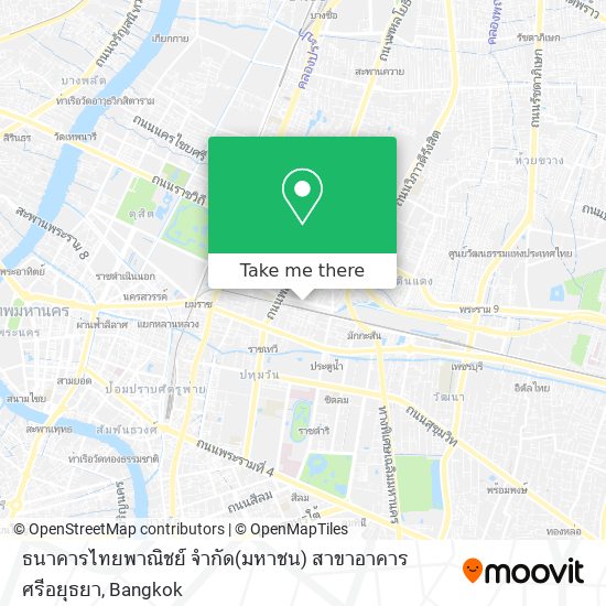 ธนาคารไทยพาณิชย์ จำกัด(มหาชน) สาขาอาคารศรีอยุธยา map
