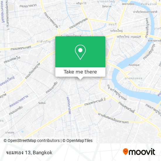 จอมทอง 13 map