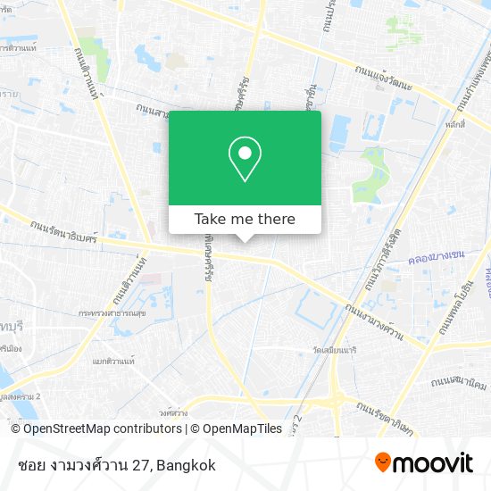 ซอย งามวงศ์วาน 27 map