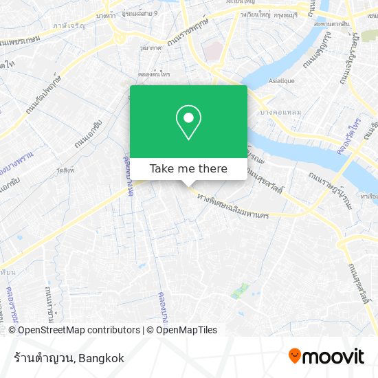 ร้านตำญวน map